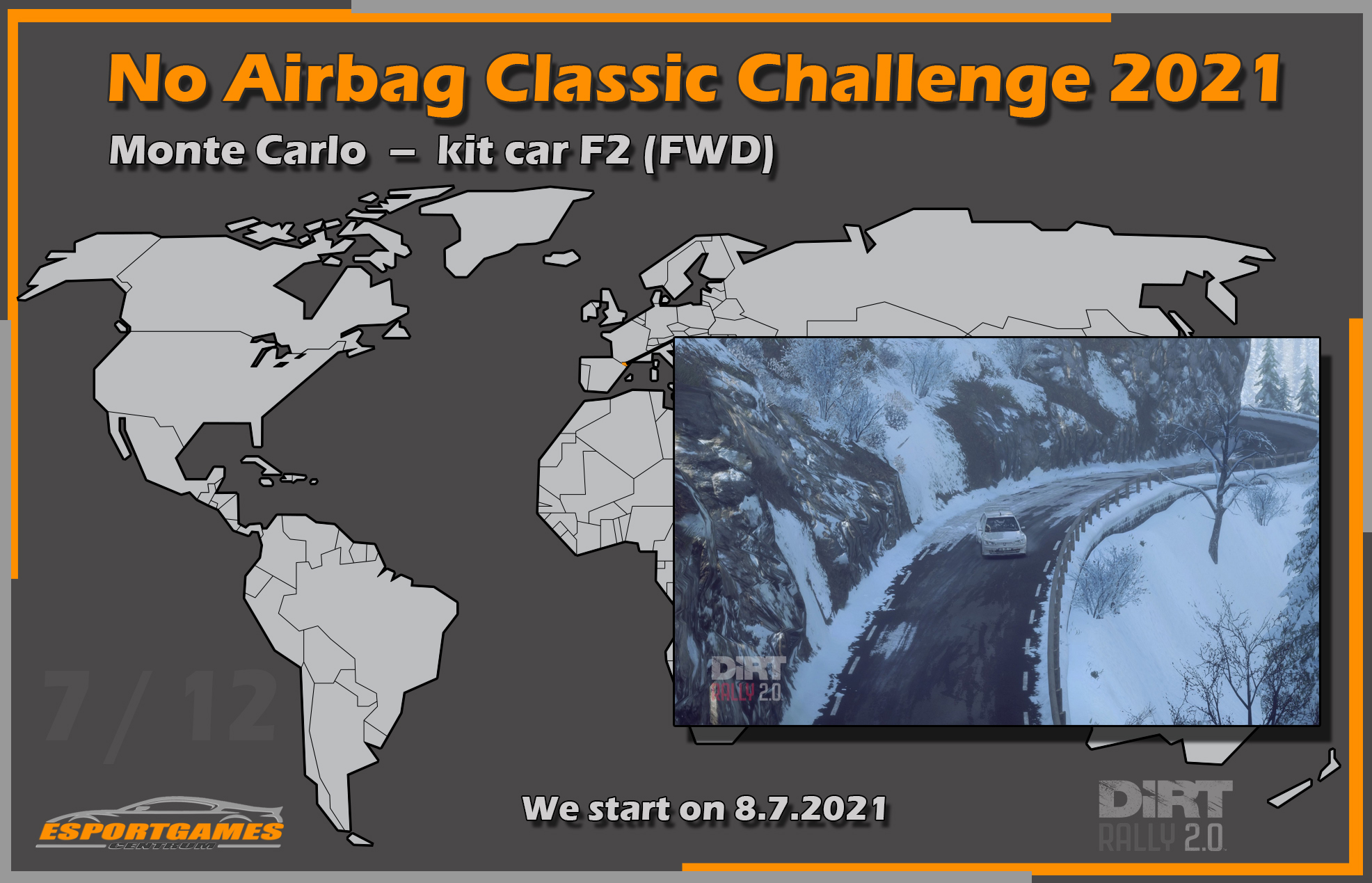 No Airbag Classic Challenge 2021 - Automobile Monte carlo
